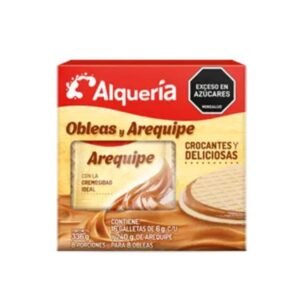 Obleas y Arequipe Alqueria x 336 g